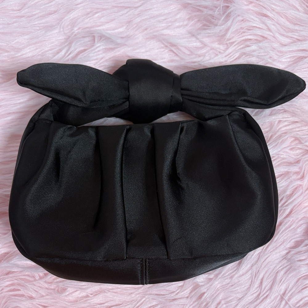 Black Bow Clutch
